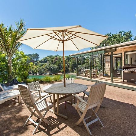 Beachfront Enclosure Bay - Waiheke Unlimited Oneroa Eksteriør billede