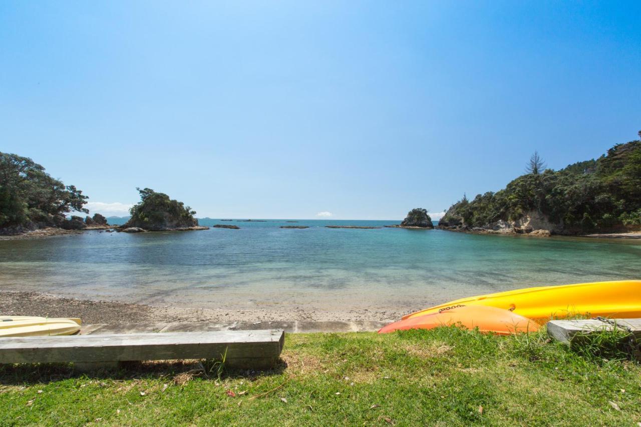 Beachfront Enclosure Bay - Waiheke Unlimited Oneroa Eksteriør billede